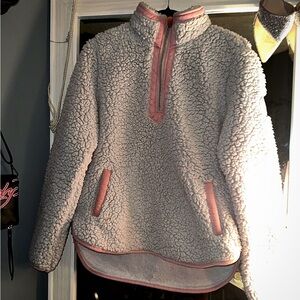 Simply Southern Sherpa with Pink and Gray Accents